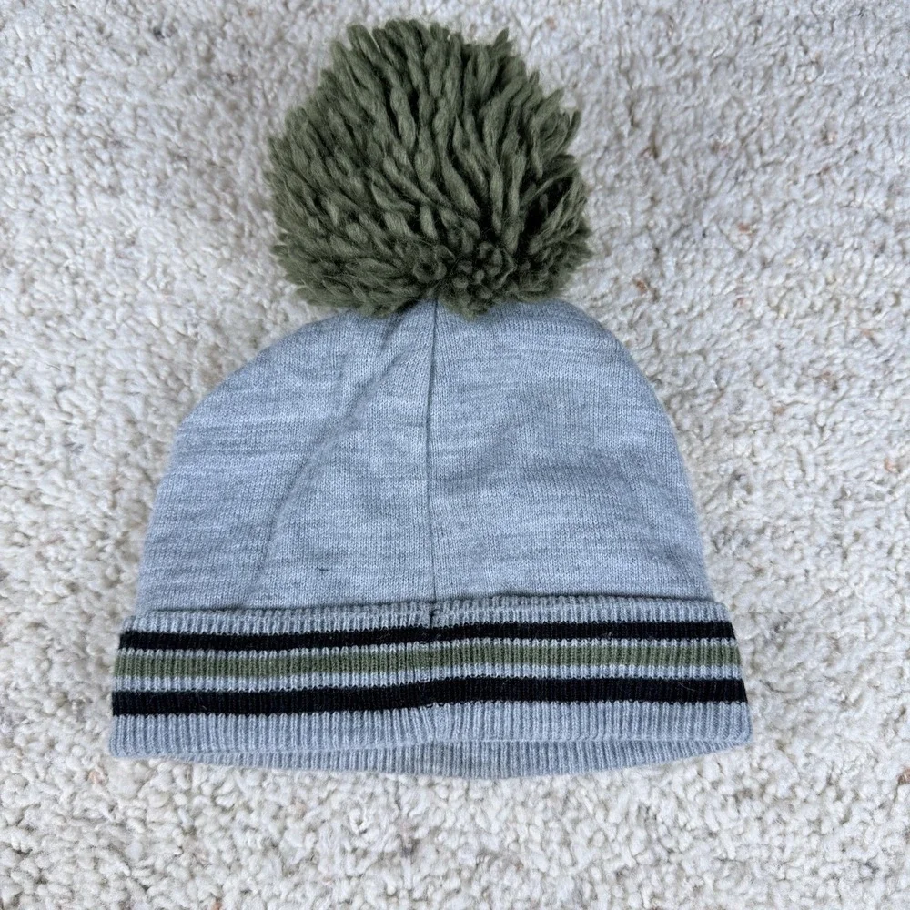 Children's Place Off-road Adventure Boys Mountain Pom Pom‎ Beanie OS